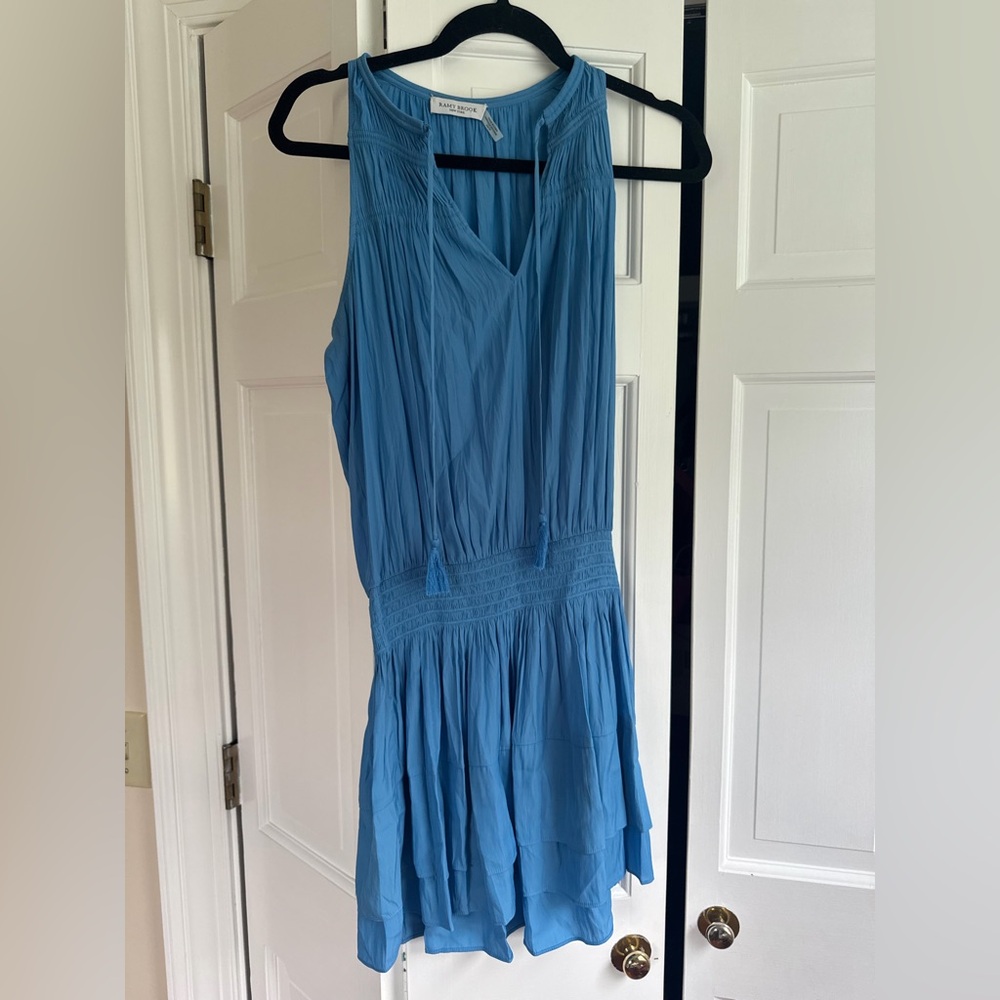 Ramy Brook Sky Blue Mini Dress